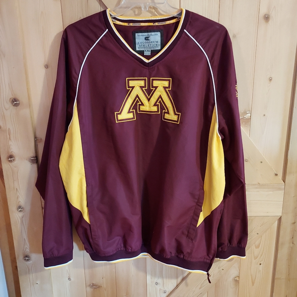 Minnesota Golden Gophers Maroon Pullover Windbreaker Jacket Men's XXL